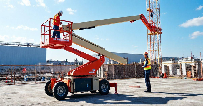 Plataforma articulada 12m: Vantagens e Aplicações no Setor de Construção