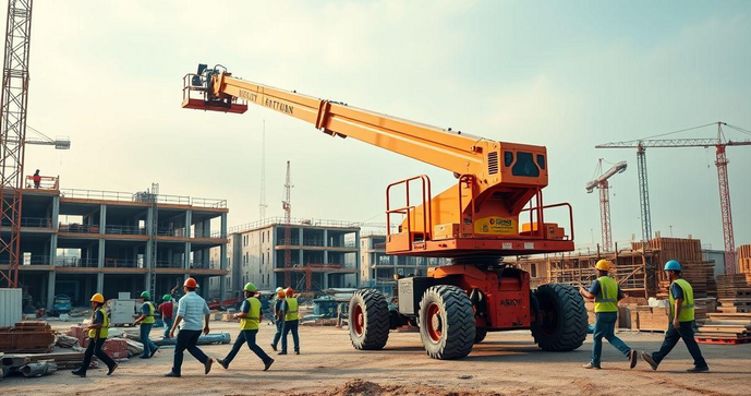 Plataforma elevatória articulada preço: como escolher a melhor opção para seu projeto