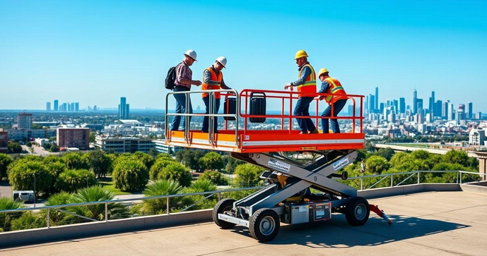 Plataforma elevatória móvel de trabalho é a Solução Ideal para Aumentar a Produtividade e Segurança em Projetos