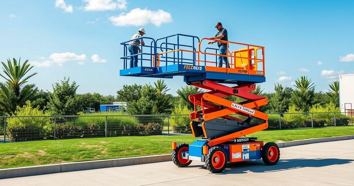 Plataforma articulada elétrica é a solução ideal para trabalhos em altura com segurança e eficiência
