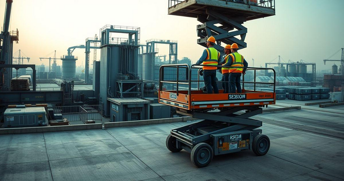 Plataforma elevatória tipo tesoura preço: descubra os melhores modelos e suas faixas de valor